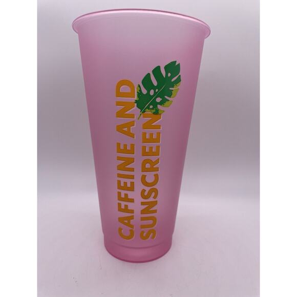 Starbucks HAWAII Reusable Tumbler Cold Cup Set Of 2 Love Aloha No Straws/Lids - Picture 3 of 10